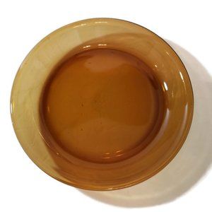 Fire King 9" Amber Pie Plate Oven Proof Vintage
